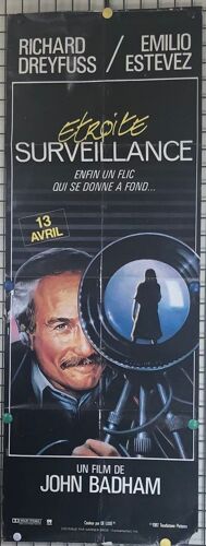 Affiche De Cinéma Etroite Surveillance Un Film De John Badham, Richard Dreyfuss, Emilio Estevez
