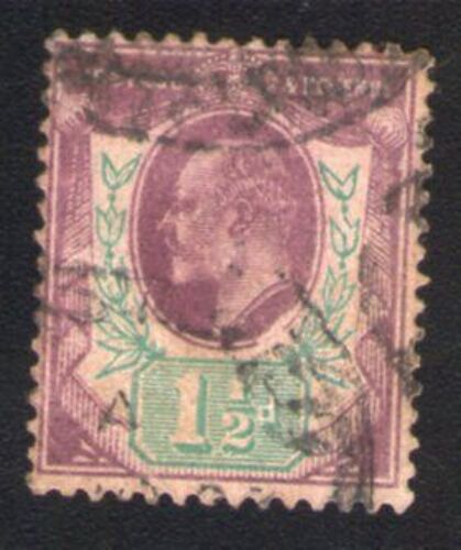 Royaume Uni 1902 Oblitéré Used Stamp King Roi Edward Vii Postage Revenue 1 1/2d