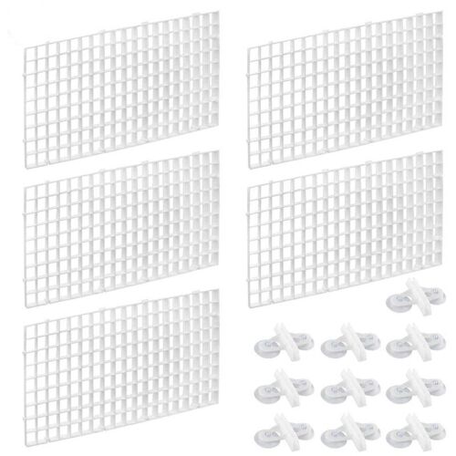 Diviseur D'Aquarium Pour Aquarium, 10 Pièces, Filtres De Séparation, Grille De Séparation, Plateau, Panneau D'Isolation, Grille Avec 20 Clips De Vento 9109-May14A22979