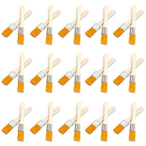 Ensemble De 30 Pinceaux Avec Manche En Bois, Brosse Pour Le Nettoyage Et L'Élimination De La Poussière, Brosse À Peinture Brillante, Brosse À Huile 9109-May14A20848
