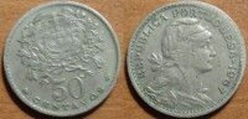 Portugal = Pièce De 50 Centavos , Année 1967