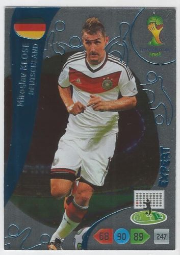 Panini Adrenalyn Xl Coupe Du Monde 2014 -World Cup 2014 - Miroslav Klose - Allemagne - Expert - N°380