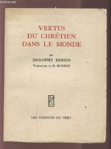 Vertus Du Chretien Dans Le Monde.