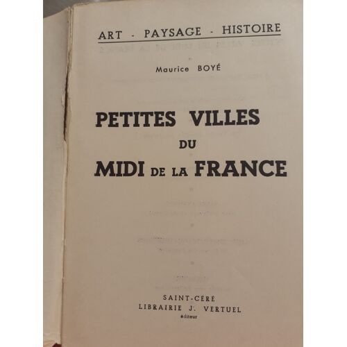 Petites Villes Du Midi De La France.