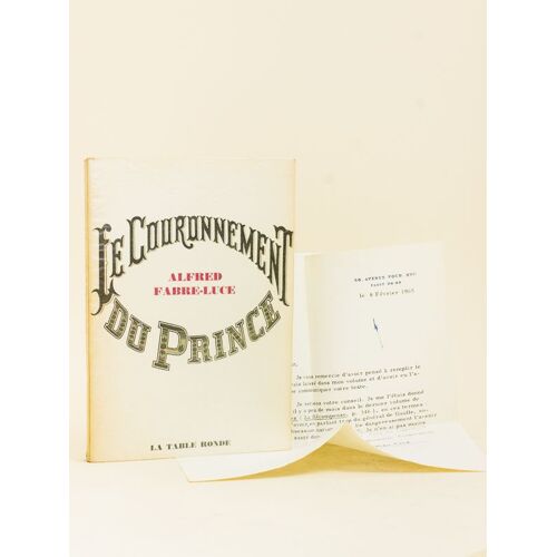 Le Couronnement Du Prince [ Avec Une L.S. De L'auteur ]