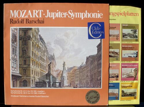 Mozart Symphonies 35 & 41 - Orchestre De Chambre De Moscou Rudolf Barshaï / Barchaï / Barschai