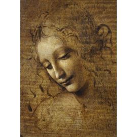 Leonardo Da Vinci - La Scapigliata, 1506-1508 - Puzzle 1000 Pièces