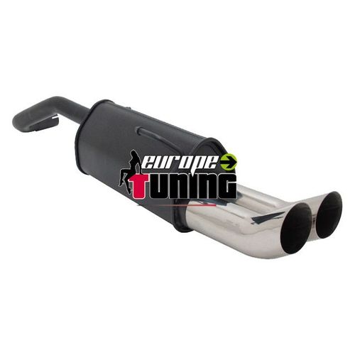 Pot Echappement Lupo Apres 98 2x76mm Dtm