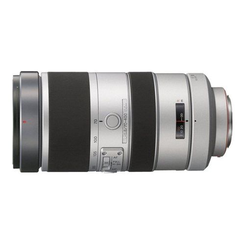 Sony SAL70400G - Téléobjectif zoom - 70 mm - 400 mm - f/4.0-5.6 - Sony A-type - pour Handycam NEX-VG900; a DSLR-A100, A230, A330, A550, SLT-A55, A57, A58, A65, A77; a3000