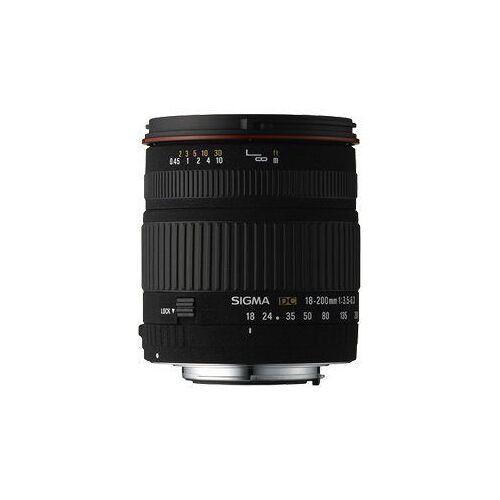 Objectif Sigma - Fonction Zoom - 18 mm - 200 mm - f/3.5-6.3 DC - Pentax K