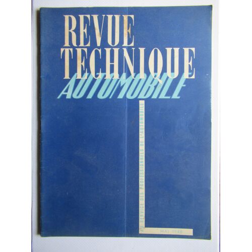 Revue Technique Automobile Mai 1948 Étude Studebaker Champion Et Commander