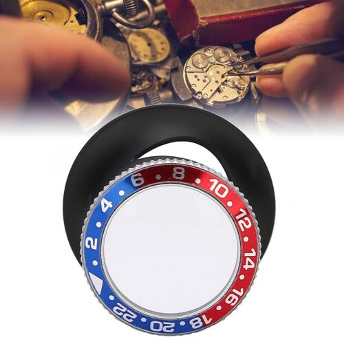 Loupe De Réparation De Loupe De Bijoux, Montre En Plastique De Qualité 15x Miroir Saphir, Lentille De Réparation Outil De Bijouterie Nouveau