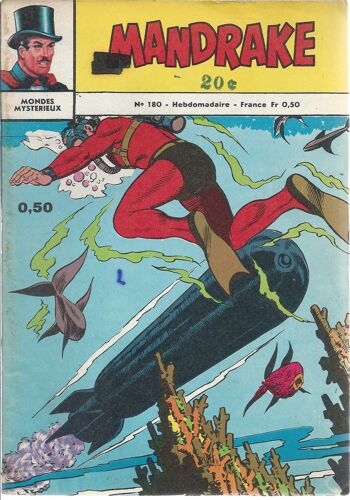 Mandrake N° 180 ( 3 Octobre 1968 ) : " Le Royaume Des Sorciers "