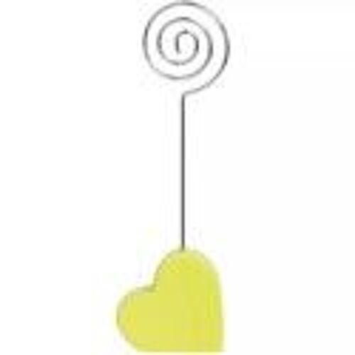 Marque place en forme de coeur