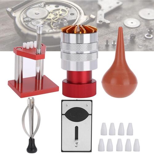 Kit De Réparation De Montres, 5 Pièces, Poussières De Caoutchouc, Souffleur D'air, Ouvreur De Montre, Outil De Réglage Manuel Pour Horloger, Kit D'outils De Réparation De Montres