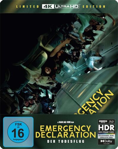 Emergency Declaration - Der Todesflug - Steelbook (4k Ultra Hd) (+ Blu-Ray)