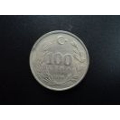 Turquie ( Turkiye Cumhuriyeti ) = Pièce De 100 Lira De 1988, En Nickel.