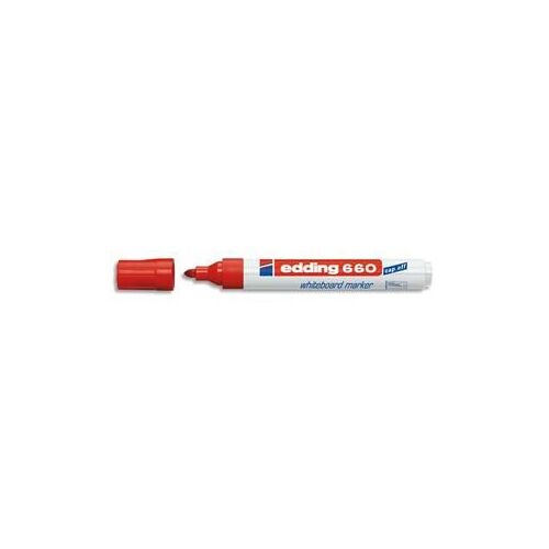 Edding Marqueur Effaà§Able À  Sec Pointe Ogive Rouge E-660