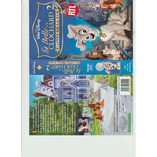Jaquette Vhs La Belle Et Le Clochard 2