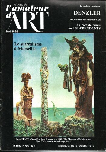 L'amateur D'art N°726, Mai 1986
