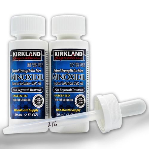 Aide Repousse À Cheveux. Minoxidil Kirkland Signature 5% 
