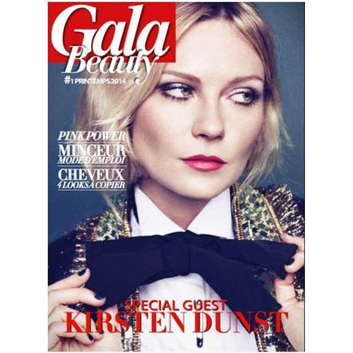 Gala Beauty 1 ( Printemps 2014 ) Kirsten Dunst / Hélène Noguerra / Maquillage / Coiffure