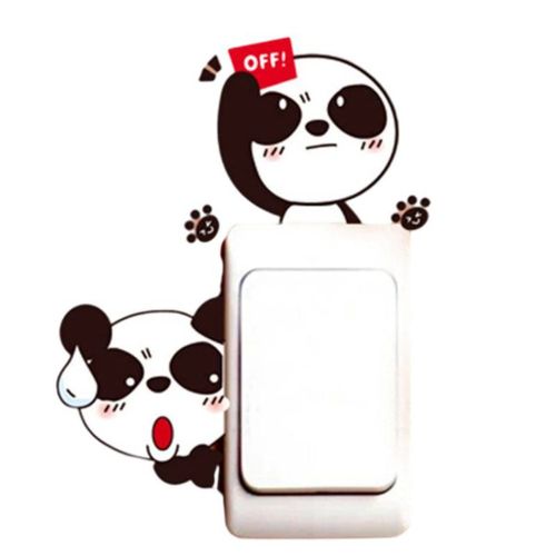 Autocollant Mural Lumineux Chat Mignon, Dessin Animé, Lueur Dans La Nuit, Autocollant Pour Chambre D'Enfants, Décoration De La Maison