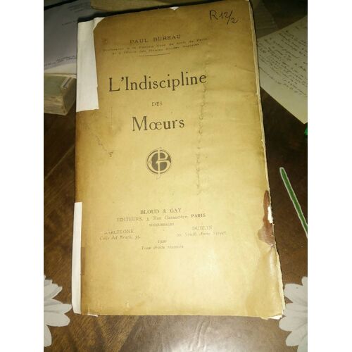 L'indiscipline Des Moeurs