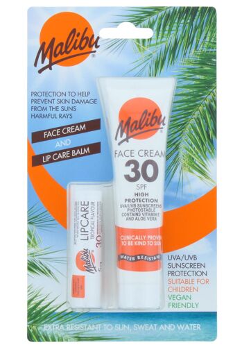 Malibu Spf30 Creme Visage Et Baume ? L?Vres 