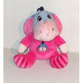 Doudou Bourriquet Rose Fushia Disney Nicotoy Peluche Ane