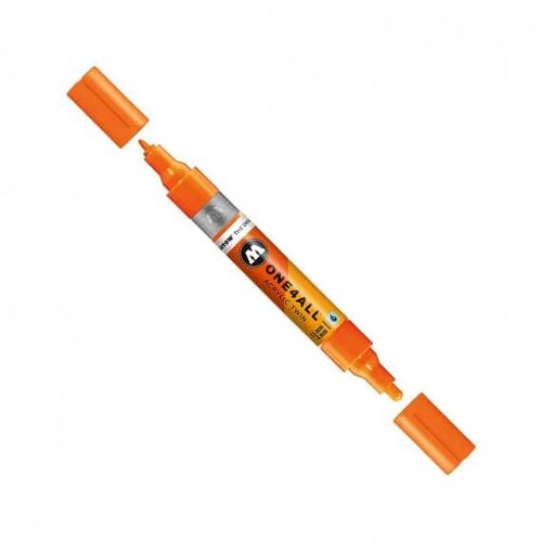 Marqueur Acrylic Twin Oneforall 218 Orange Fluo 1.5/4mm