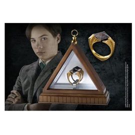 Réplique Harry Potter - Bague Des Gaunt Avec Présentoir
