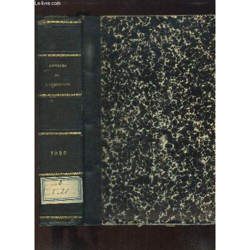 Annales De Géographie. Tome 7 : Année 1898. Suivies De Bibliographies De 1897 (7e Bibliographie Annuelle)