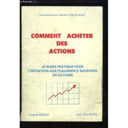 Comment Acheter Des Actions