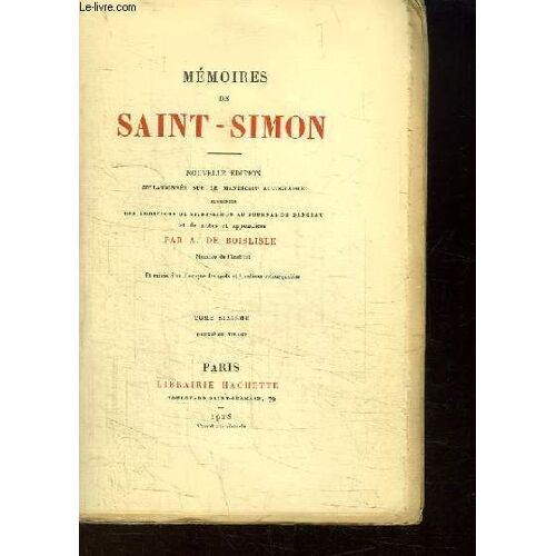 Mémoires De Saint-Simon. Tome 6