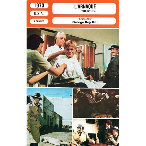 Fiche Monsieur Cinema L'arnaque De George Roy Hill Avec Robert Redford, Paul Newman Et Robert Shaw