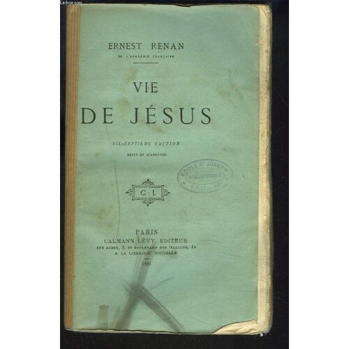 Vie De Jesus.