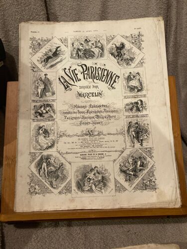Revue La Vie Parisienne 8e Année N°17 23 Avril 1870 Marcelin