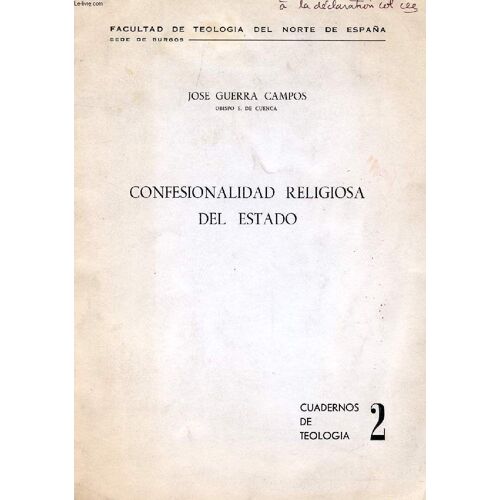 Confesionalidad Religiosa Del Estado