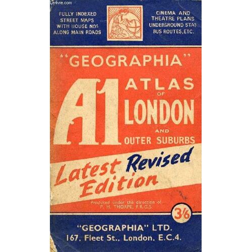 Geographia Atlas Of London And Outer Suburbs