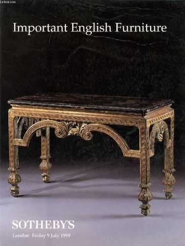 Important English Furniture (Catalogue)