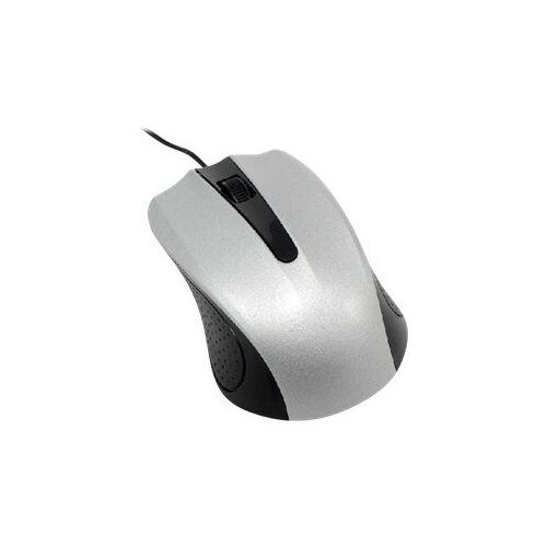 MCL Samar - Souris - droitiers et gauchers - optique - filaire - USB - noir, argent