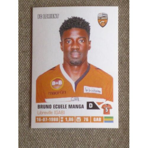 Image N°153 Panini Foot 2013-14 -Bruno Ecuele Manga- Lorient -