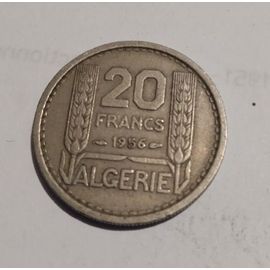 Pièce De Monnaie - 20 Francs - " Turin " - Algérie - 1956