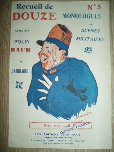 Recueil De Douze Monologue Et Scènes Militaires  N° 5