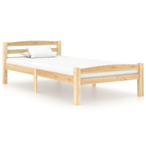 vidaXL Cadre de lit sans matelas bois de pin massif 90x200 cm