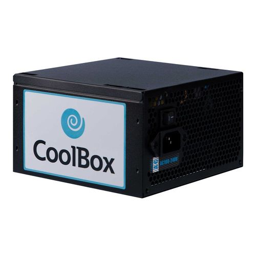 CoolBox FORCE BR-500 - Alimentation électrique (interne) - ATX12V 2.31 - 80 PLUS Bronze - CA 100-240 V - 500 Watt - PFC active - noir