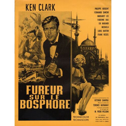 Fureur Sur Le Bosphore, Synopsis Dépliant, Sergio Grieco, Philippe Hersent, Ken Clark, Margaret Lee