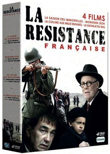 Resistance Française : La Saison Des Immortelles + Monsieur Léon + La Colline Aux Mille Enfants + La Bataille Du Rail - Pack
