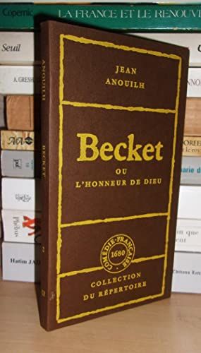 Becket : Ou L'honneur De Dieu